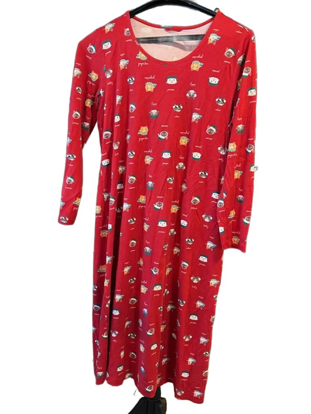 Lands’ End Long Sleeve Jersey Tee Dress